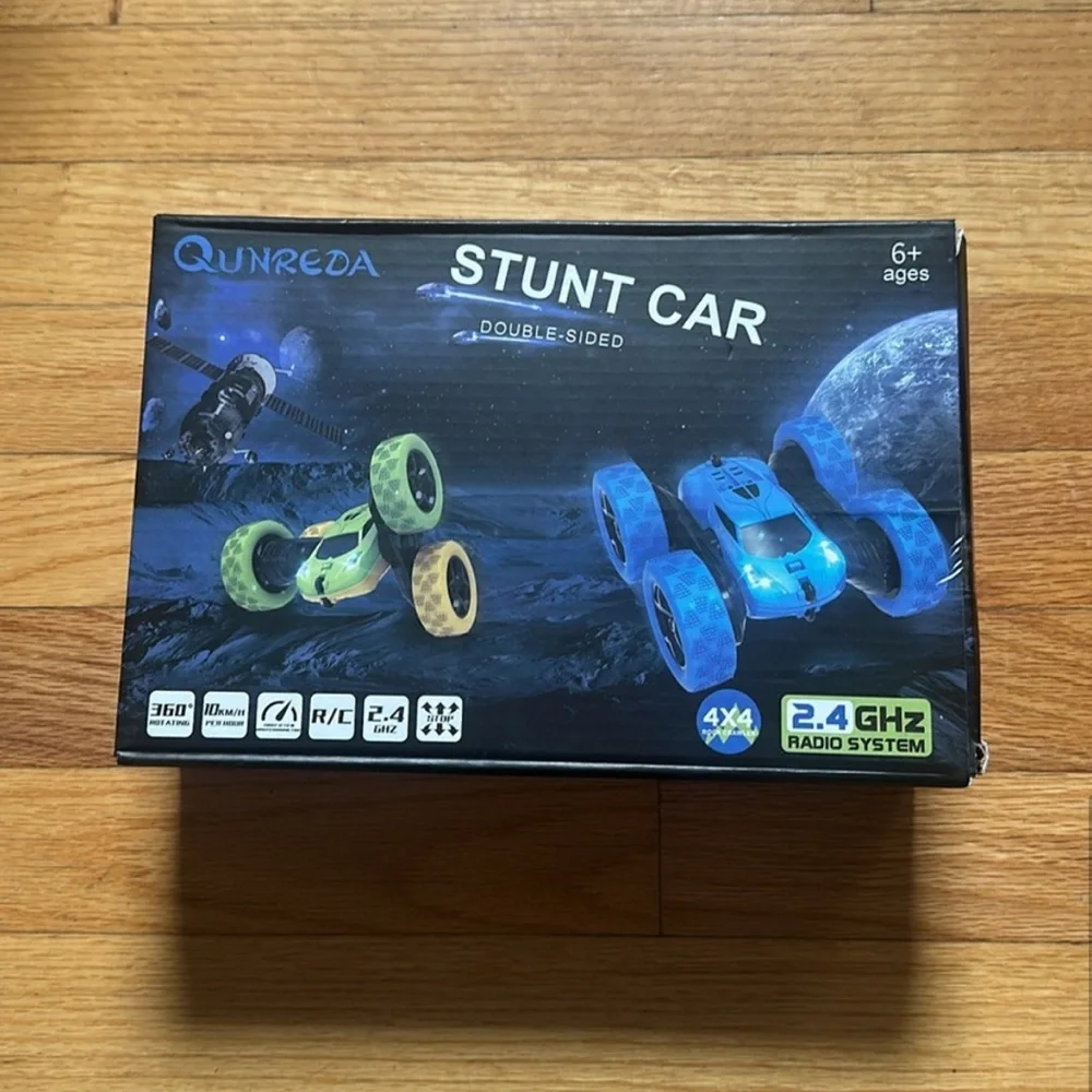Blue Remote Control Stunt Car - Unopened in the Box